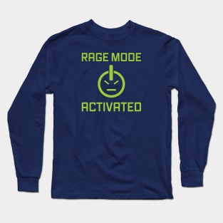 Rage Mode Activated (green) Long Sleeve T-Shirt